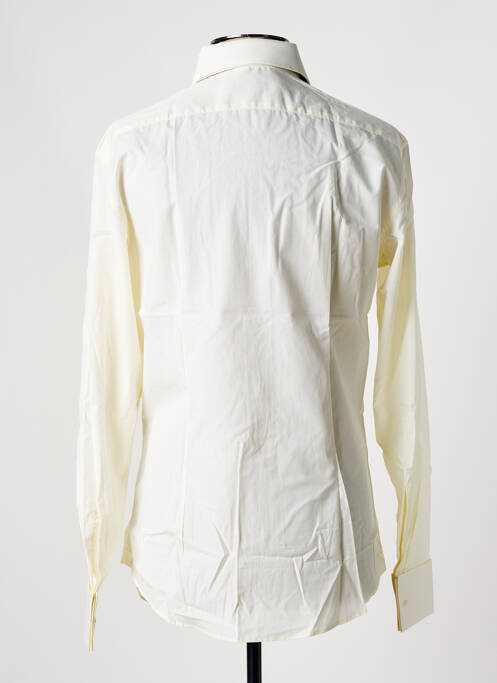 Chemise manches longues beige DE FURSAC pour homme