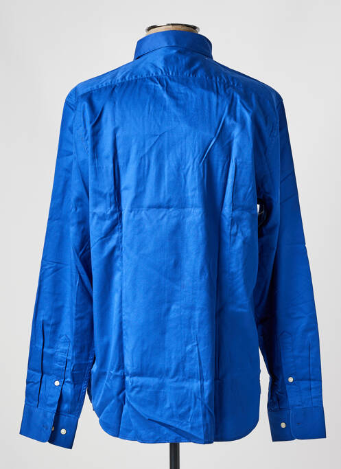 Chemise manches longues bleu DE FURSAC pour homme