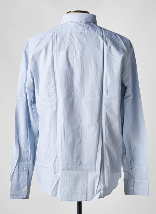 Chemise manches longues bleu DE FURSAC pour homme