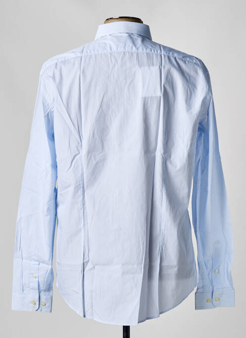 Chemise manches longues bleu DE FURSAC pour homme