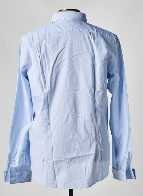 Chemise manches longues bleu DE FURSAC pour homme