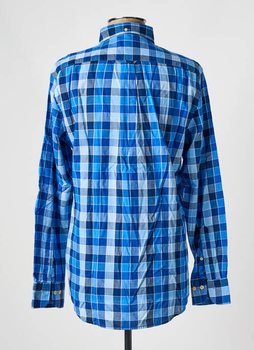 Chemise manches longues bleu GANT pour homme