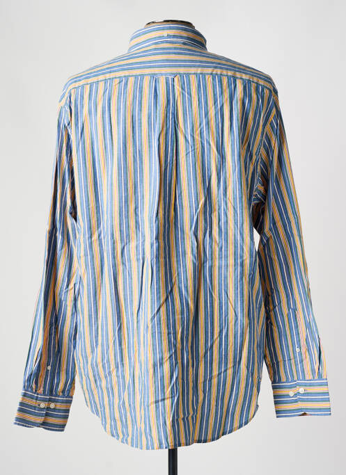 Chemise manches longues bleu GANT pour homme