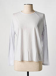 T-shirt manches longues manches longues gris FINE PARIS femme