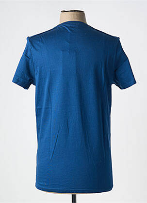 T-shirt stretch manches courtes bleu DE FURSAC homme