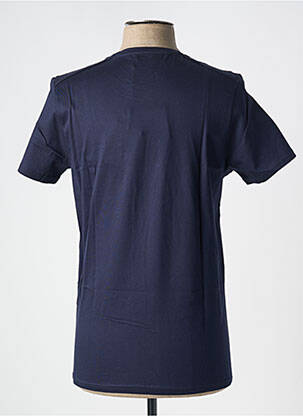 T-shirt stretch manches courtes bleu fonce DE FURSAC homme