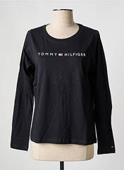 T-shirt noir TOMMY HILFIGER pour femme seconde vue