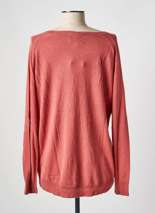 Gilet manches longues rose FINE PARIS pour femme