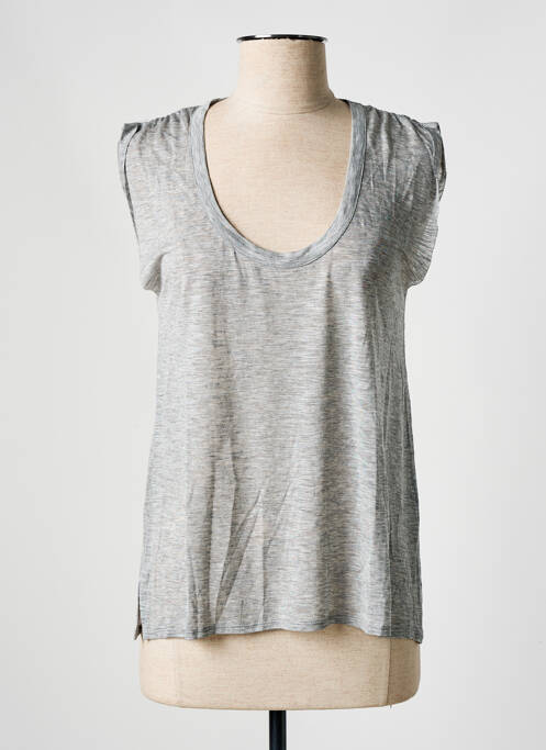 T-shirt gris FINE PARIS pour femme