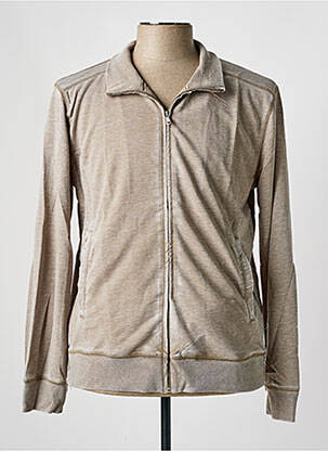 Gilet manches longues maille fine vert EUROPANN homme