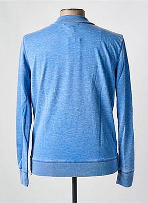 Gilet manches longues maille fine bleu EUROPANN homme