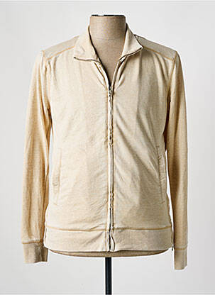 Gilet manches longues maille fine beige EUROPANN homme