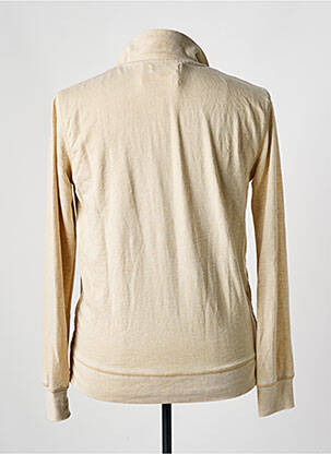 Gilet manches longues maille fine beige EUROPANN homme