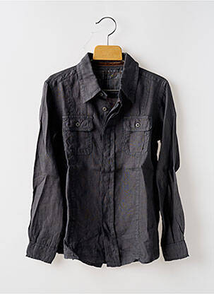 Chemise manches longues coupe droite gris EUROPANN garçon