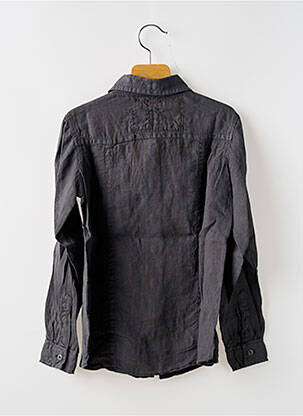 Chemise manches longues coupe droite gris EUROPANN garçon