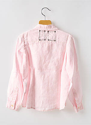 Chemise manches longues coupe droite rose EUROPANN garçon