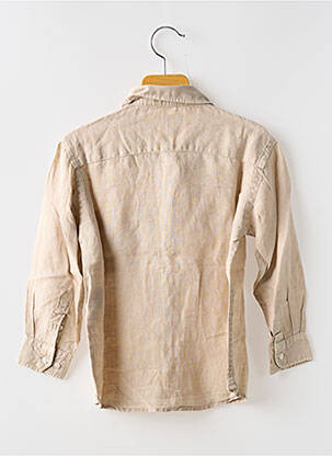 Chemise manches longues coupe droite beige EUROPANN garçon