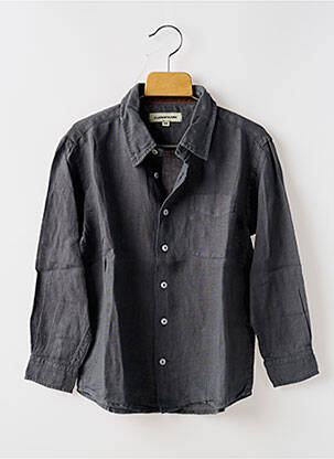 Chemise manches longues coupe droite gris EUROPANN garçon