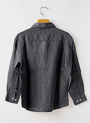 Chemise manches longues coupe droite gris EUROPANN garçon
