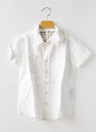 Chemise manches courtes coupe droite blanc EUROPANN garcon