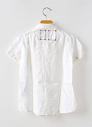 Chemise manches courtes coupe droite blanc EUROPANN garçon