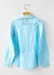 Chemise manches longues bleu EUROPANN pour garçon seconde vue