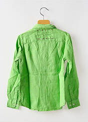 Chemise manches longues vert EUROPANN pour garçon seconde vue