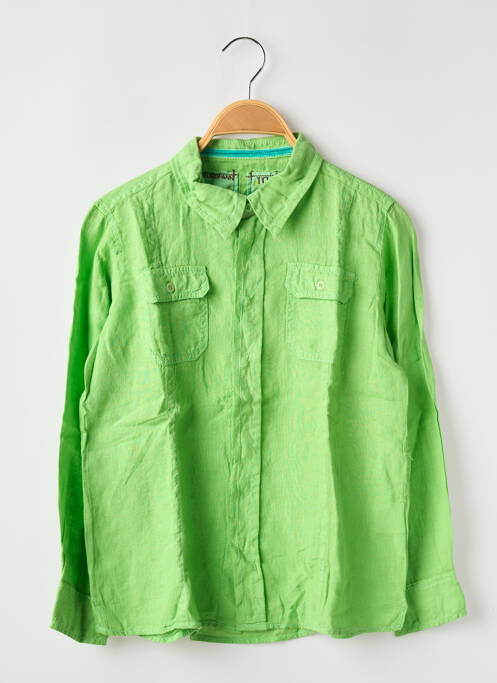 Chemise manches longues vert EUROPANN pour garçon