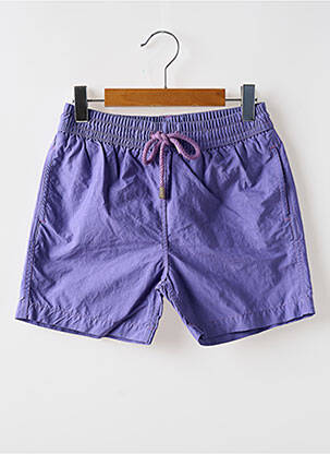 Short de bain fermeture liens à nouer violet EUROPANN garçon