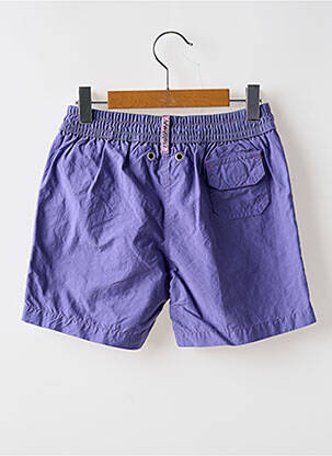 Short de bain fermeture liens à nouer violet EUROPANN garçon