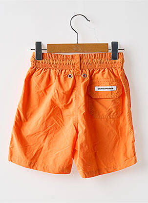 Short poches taille élastique orange EUROPANN garçon