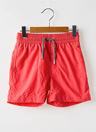 Short poches taille élastique rouge EUROPANN garcon