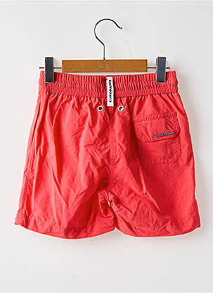 Short poches taille élastique rouge EUROPANN garçon