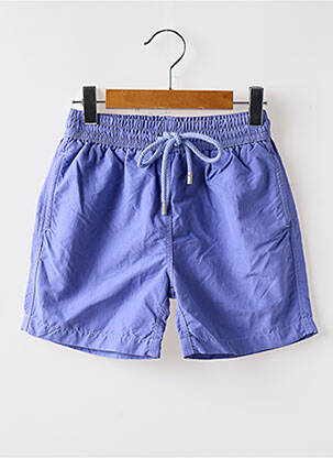 Short de bain fermeture liens à nouer violet EUROPANN garçon
