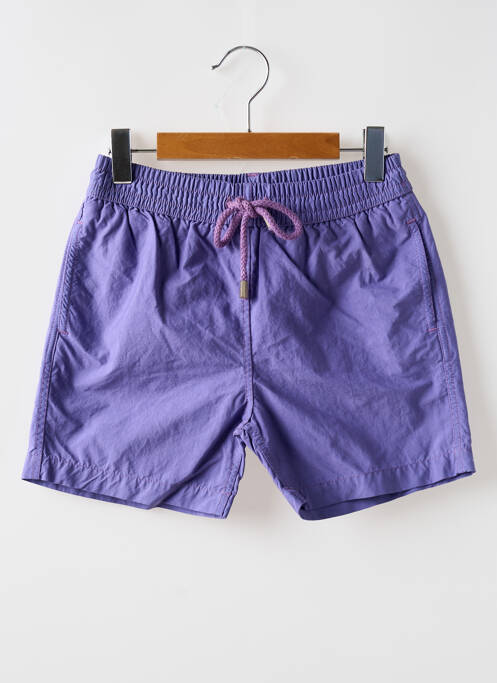 Short de bain fermeture liens à nouer violet EUROPANN garcon
