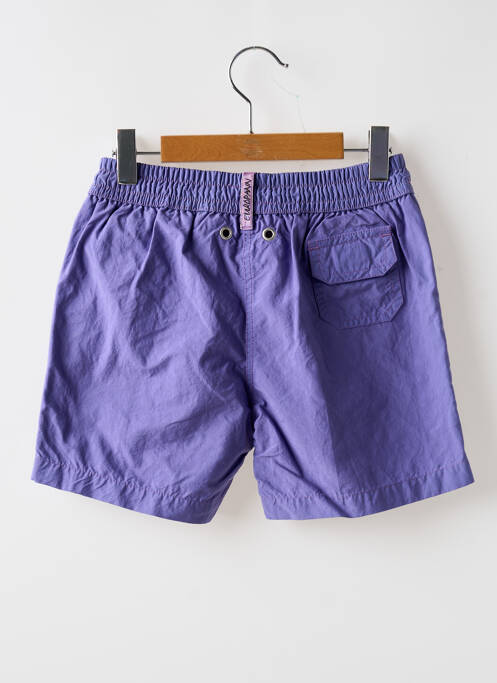 Short de bain fermeture liens à nouer violet EUROPANN garcon