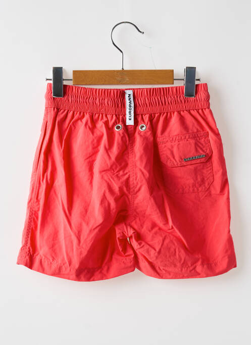 Short poches taille élastique rouge EUROPANN garcon