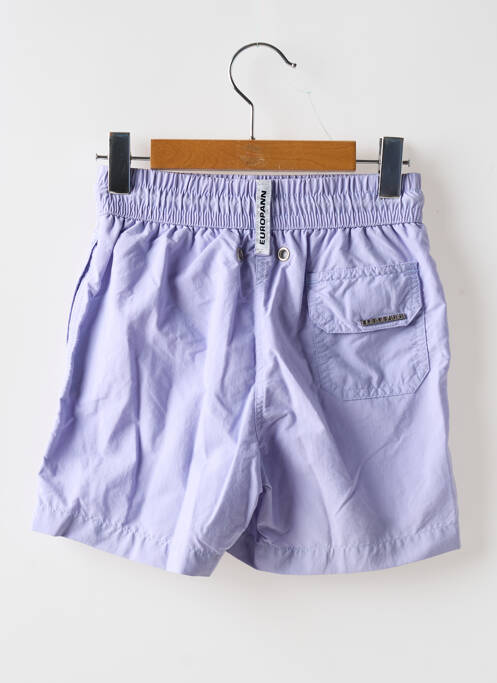 Short poches taille élastique violet EUROPANN garcon