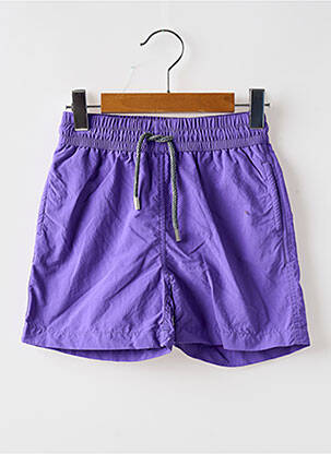 Short de bain fermeture liens à nouer violet EUROPANN garçon