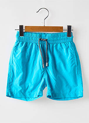 Short de bain fermeture liens à nouer bleu fonce EUROPANN garçon