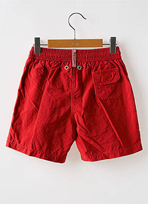 Short de bain fond doublé rouge EUROPANN garçon