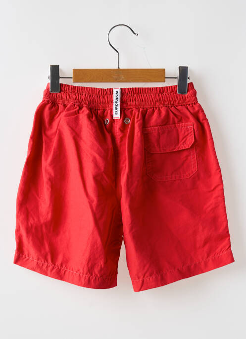 Short de bain rouge EUROPANN pour garçon
