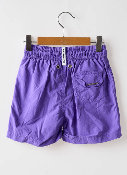 Short de bain violet EUROPANN pour garçon