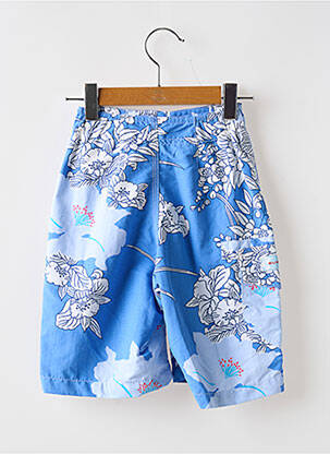 Short de bain tissage popeline bleu EUROPANN garçon