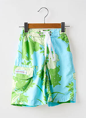 Short de bain tissage popeline bleu EUROPANN garçon