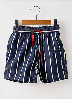 Short de bain tissage popeline bleu EUROPANN garçon