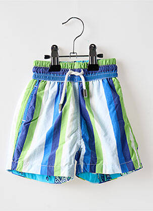 Short de bain tissage popeline bleu EUROPANN garçon