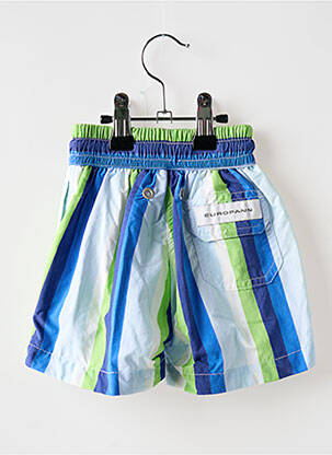Short de bain tissage popeline bleu EUROPANN garçon