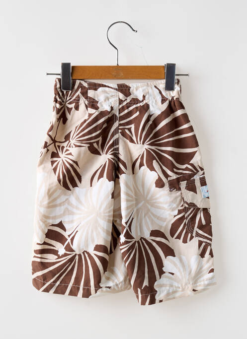 Short de bain marron EUROPANN pour garçon