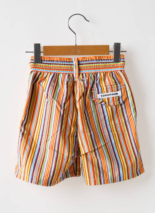 Short de bain orange EUROPANN pour garçon